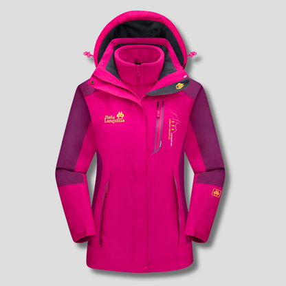 3-In-1 Waterproof Ski Jacket Winter Insulated