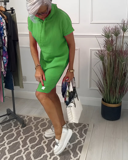 Women's Casual Dress Short Sleeve Knee Length