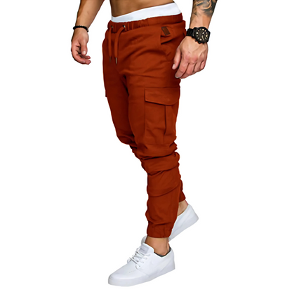 Men's Cargo Joggers Multi-Pocket Rugged Pants