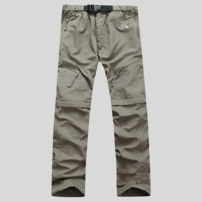 Men's Convertible Hiking Pants Rugged Water Resistant