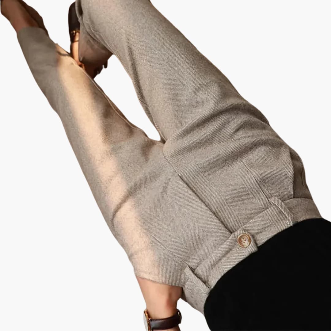 Women's High Waist Straight Leg Pants