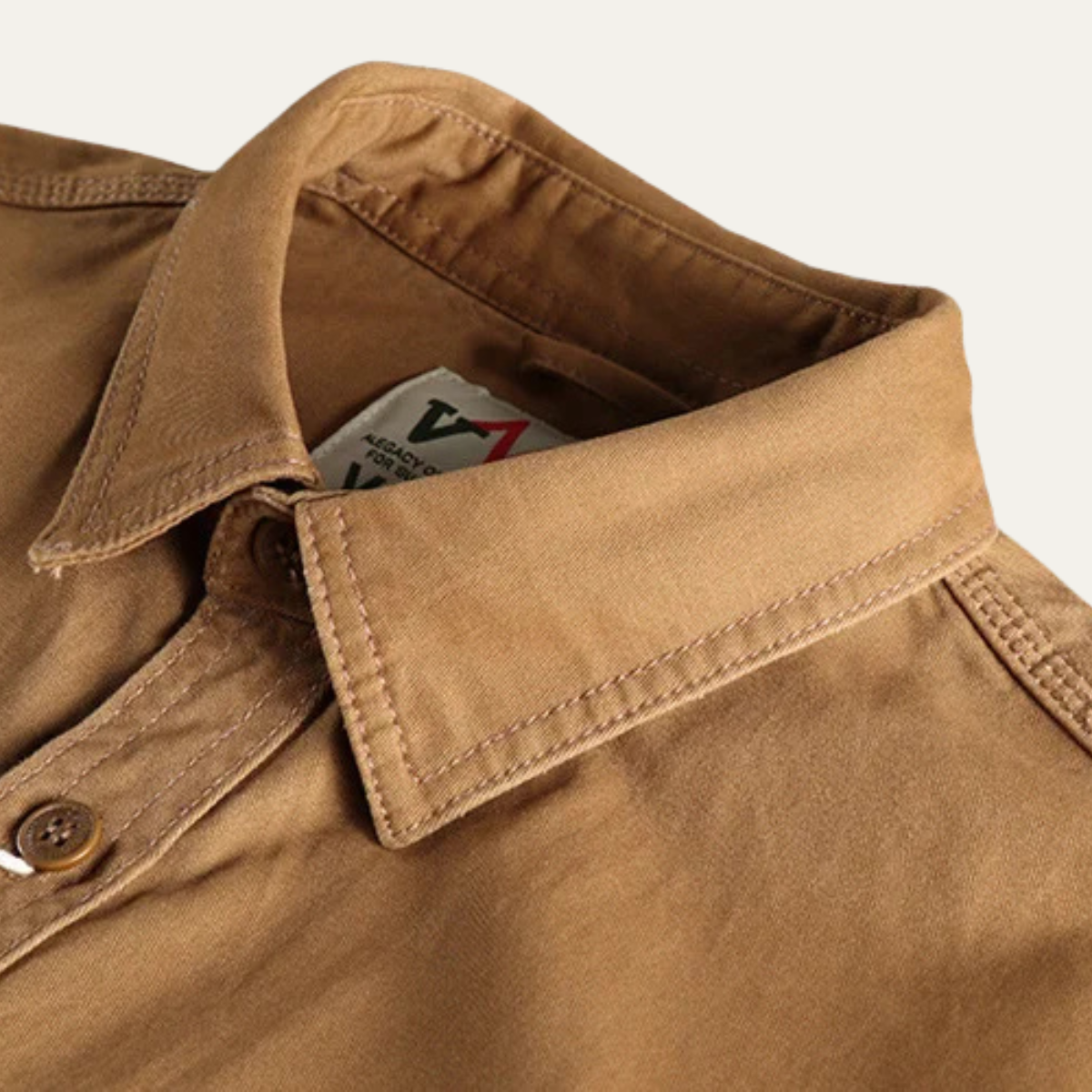 Men's Cotton Work Shirt Button Up With Pockets