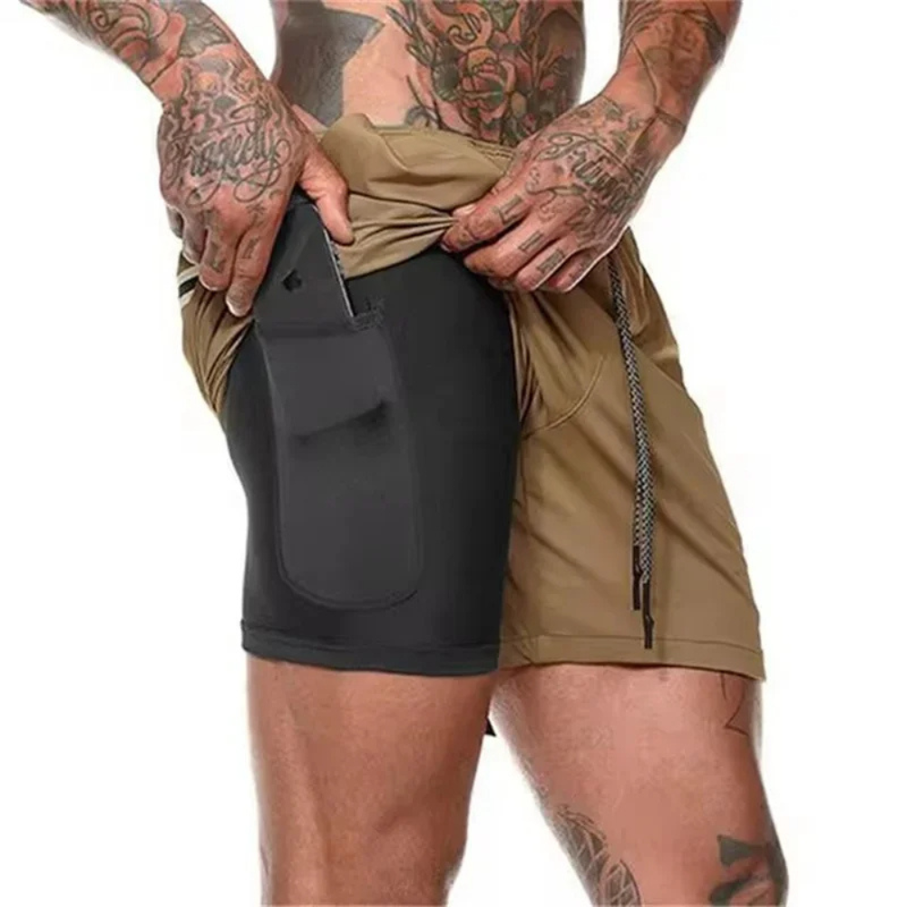 Men's 2-in-1 Sport Shorts Performance Comfort