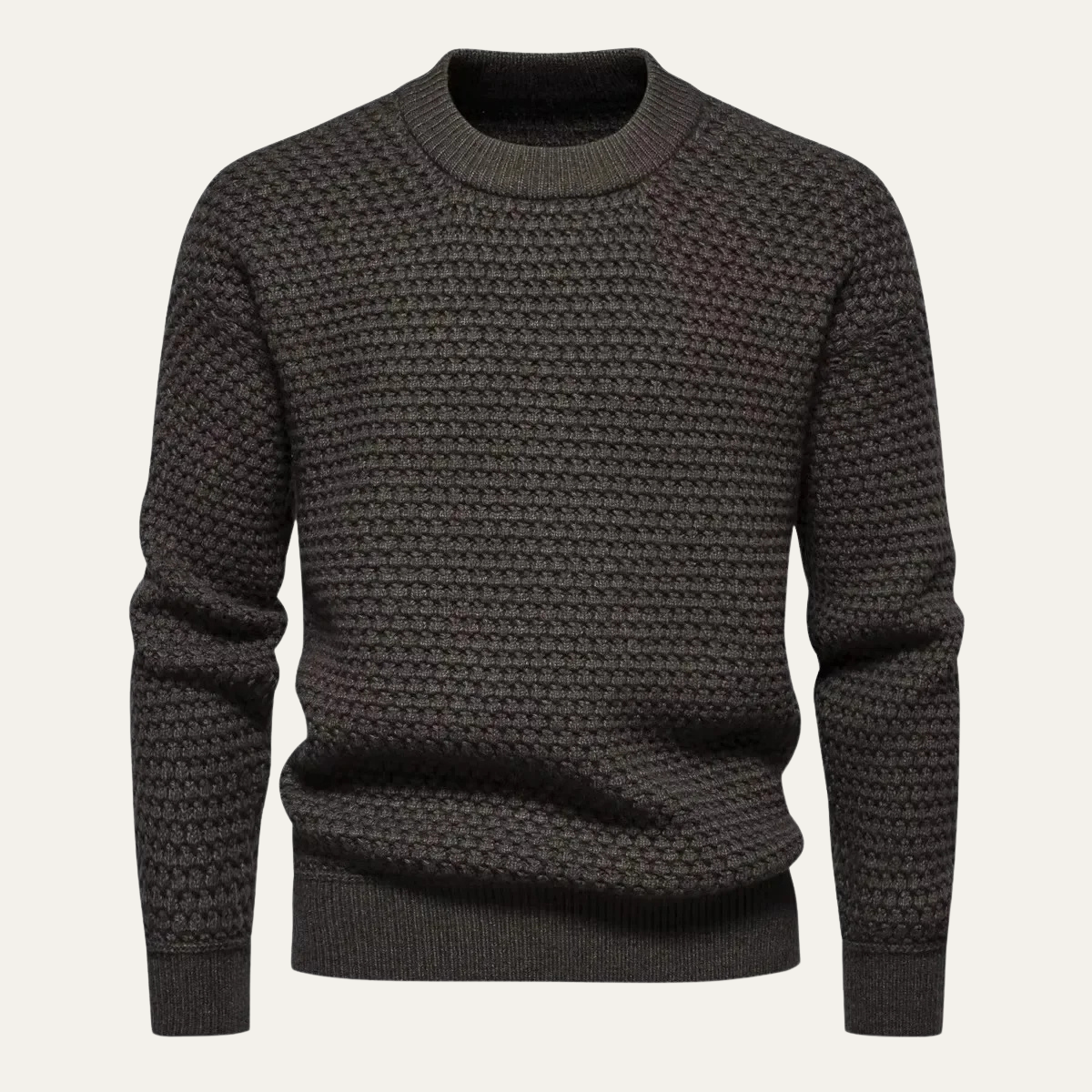 Men's Classic Crew Neck Knitted Sweater - Vonnera