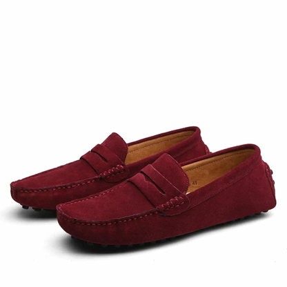 Hugo Men's Leather Loafers Brown