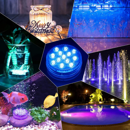 Led Pool Light Color Changing Submersible With Remote - Vonnera