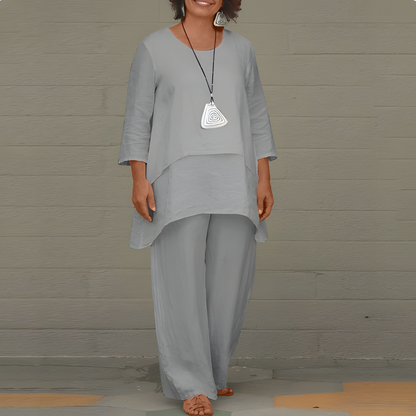 Women's 2-Piece Linen Set