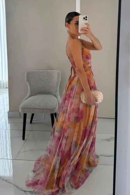 Hazel | Women Elegant Pleated Maxi Dress