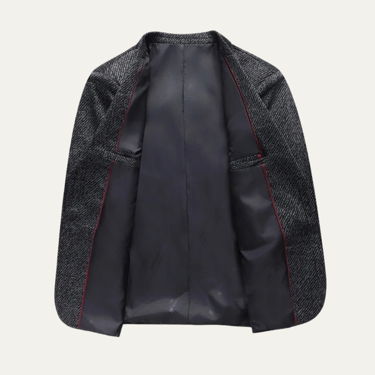 Men's Slim Fit Herringbone Blazer
