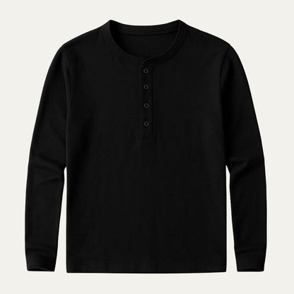 Men's Cotton Polo Shirt Long Sleeve