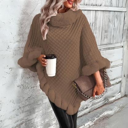 Women's Knitted Cape Warm Sophisticated