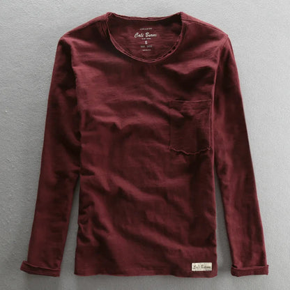 Women's Cotton Crew Neck Long Sleeve