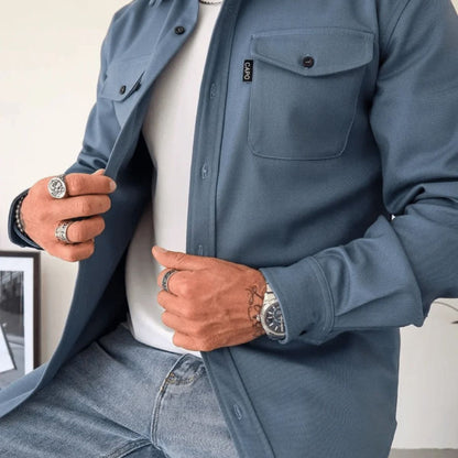 Men's Casual Shirt Jacket Overshirt