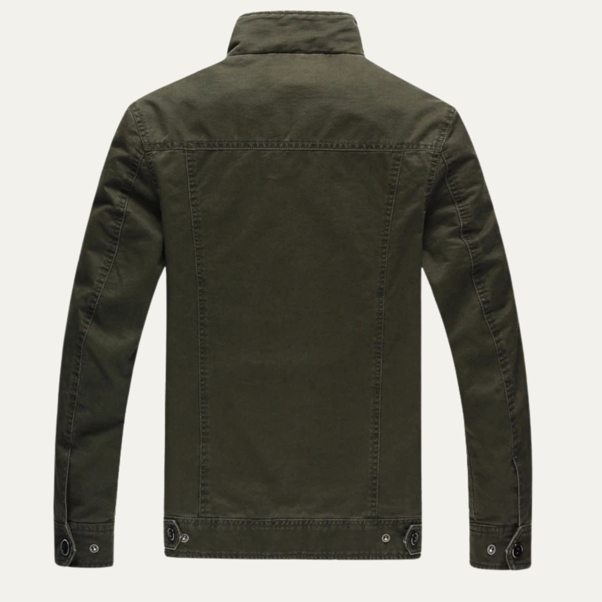 Men's Military Cargo Jacket Stand Collar