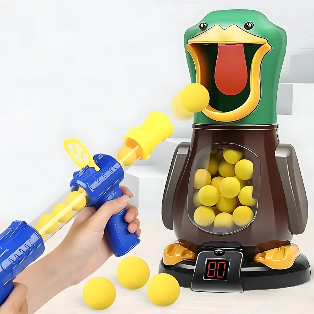 Soft Bullet Game Set With Walking Duck And Lights