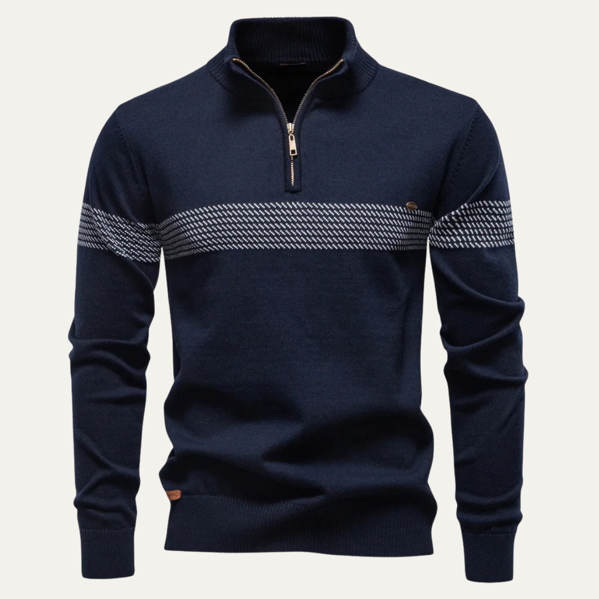 Men's Half Zip Knit Sweater Business Casual - Vonnera