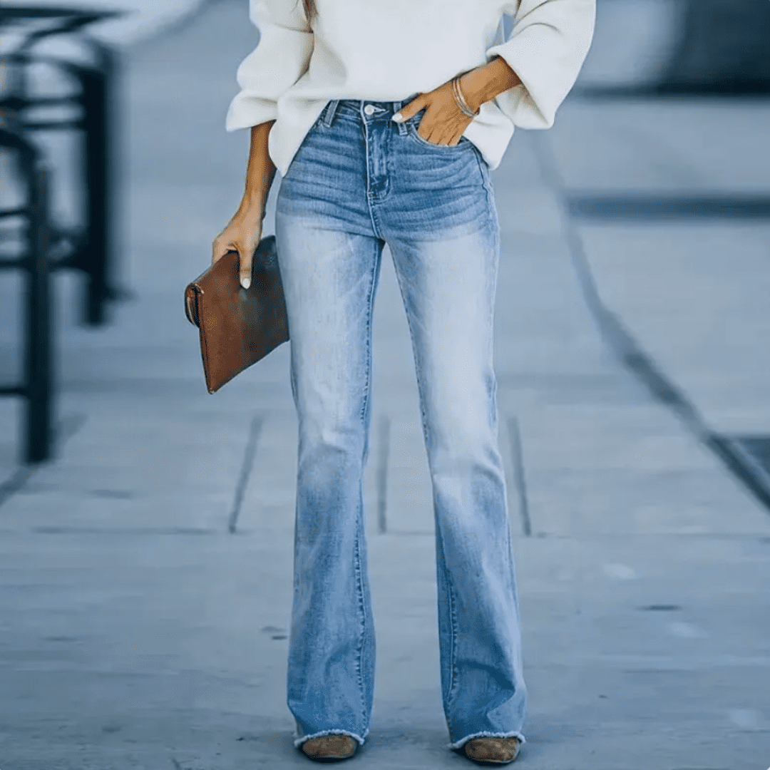 Women's High-Waist Slim Fit Jeans
