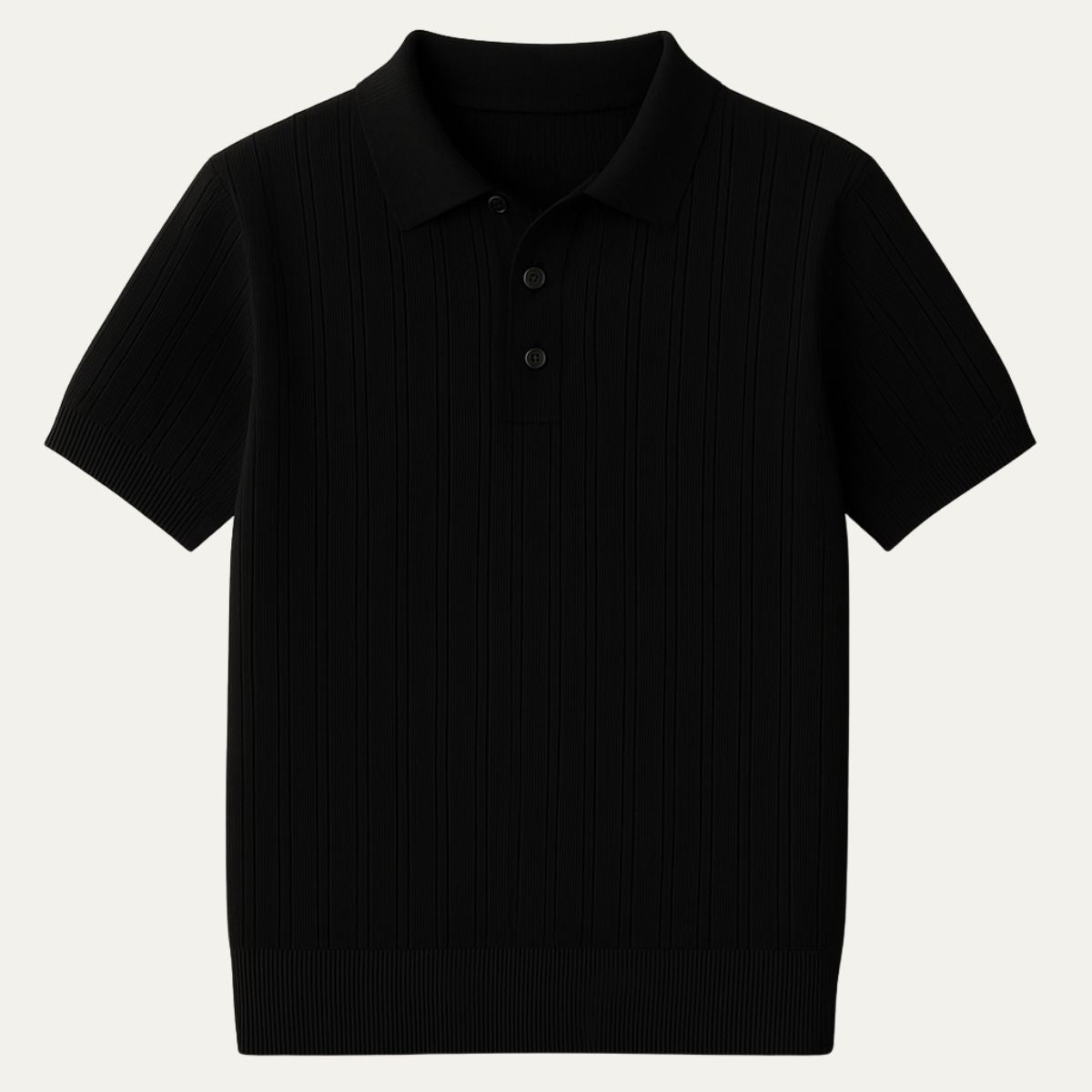 Men's Knitted Polo Shirt - Vonnera