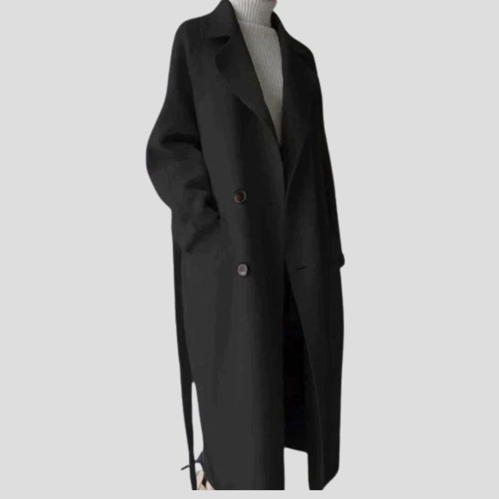 Women's Wool Long Coat Warm