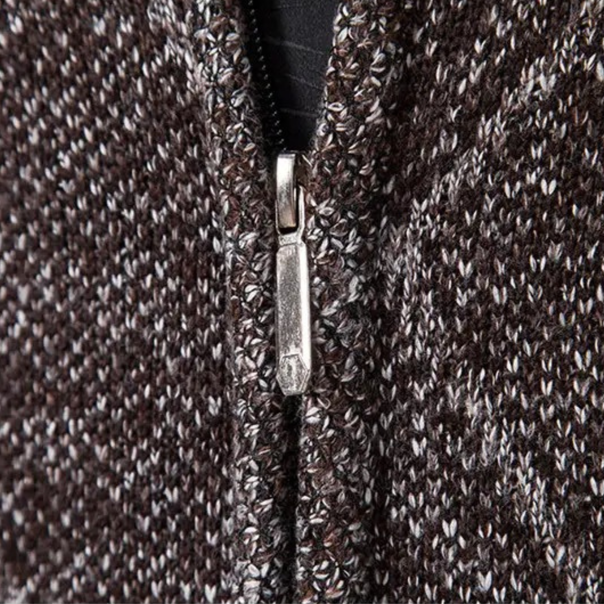 Men's Casual Knit Zip Jacket Winter