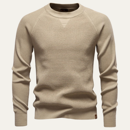 Men's Soft Knit Slim Fit Sweater Red