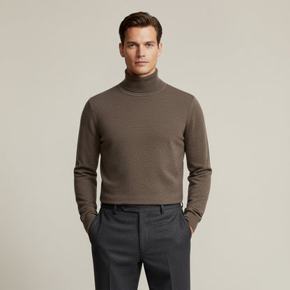 Men's Merino Turtleneck Sweater