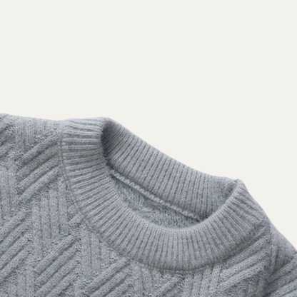 Men's Soft O Neck Knitted Sweater