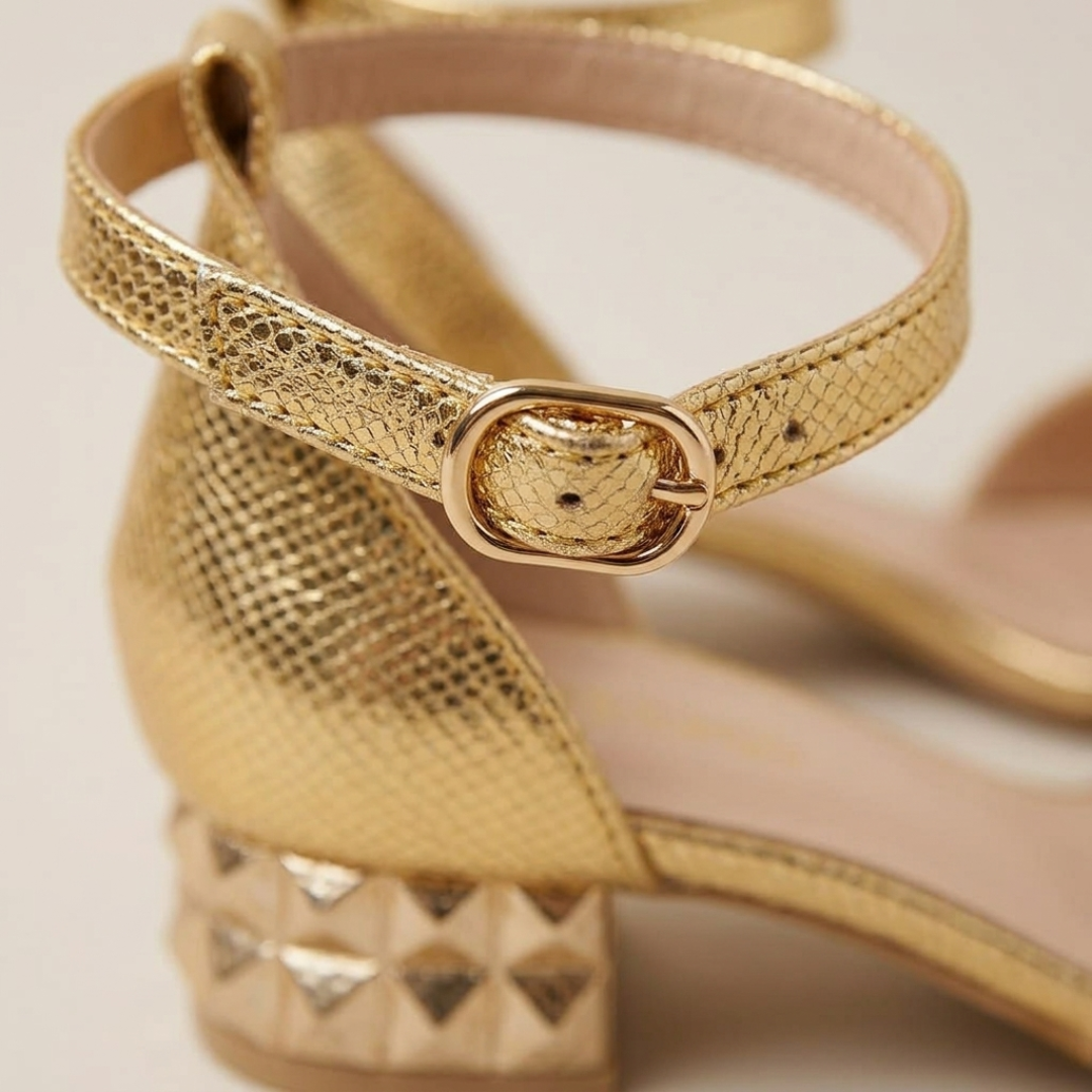 Women’s Ankle Strap Sandals Low Block Heel Open Toe Dress Shoes
