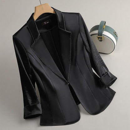 Lana Serena Elegant Satin Blazer