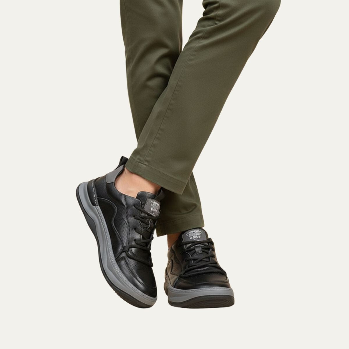Men's Leather Casual Sneakers
