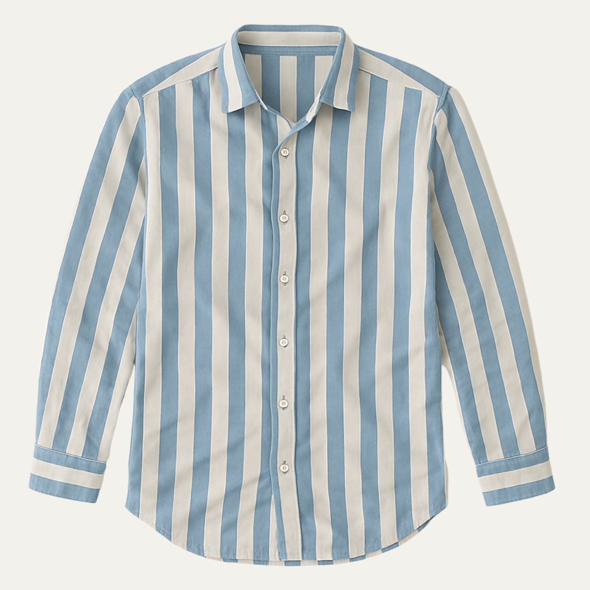 Men's Linen Stripe Shirt - Vonnera