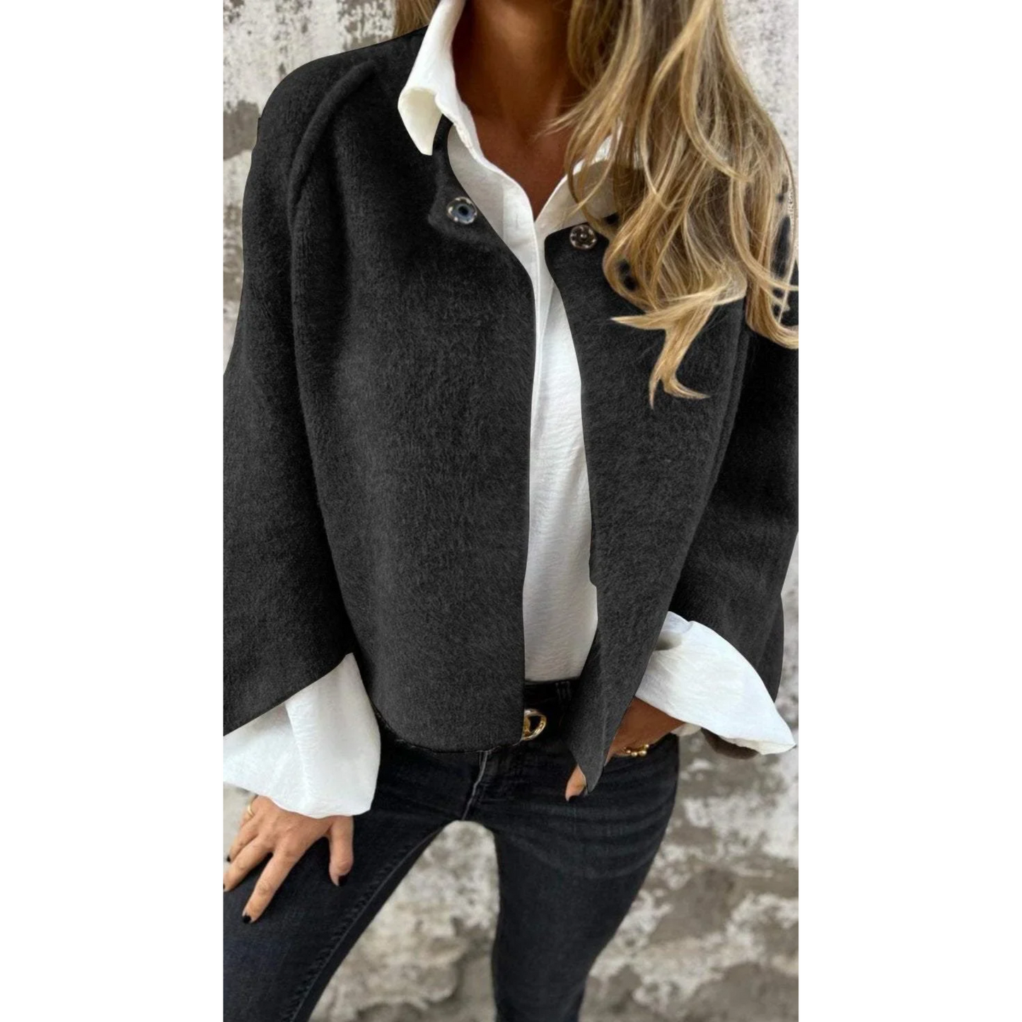Women's Open Front Knitted Cardigan