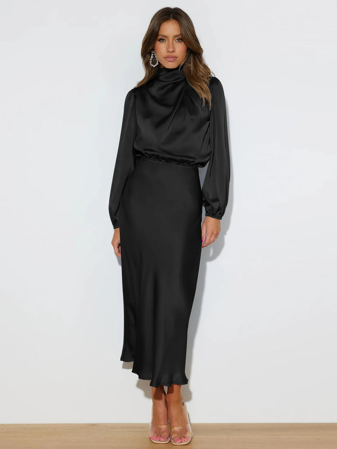 Women's Satin Evening Dress