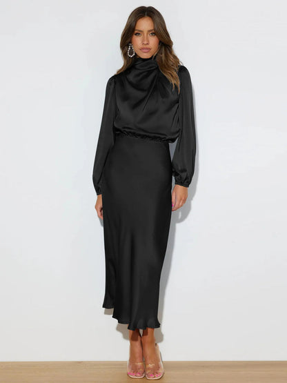 Women's Satin Evening Dress