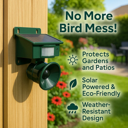 Motion Activated Bird Repeller Ultrasonic Scarer