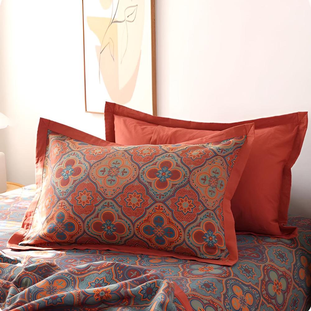 Blossom Cotton Reversible Coverlet