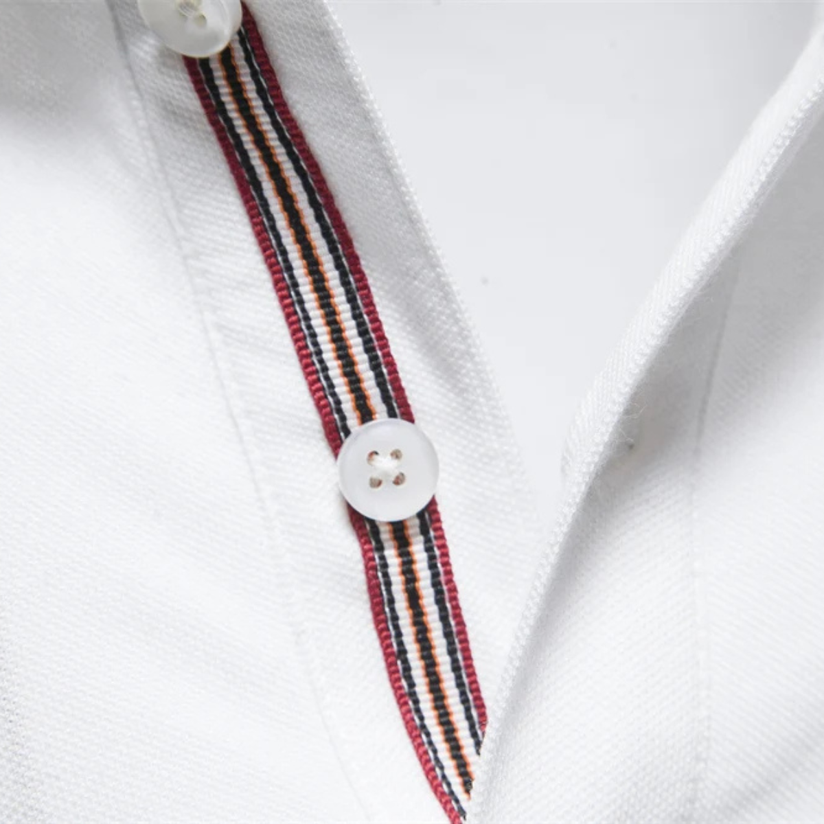Men's Cotton Polo Shirt Classic White