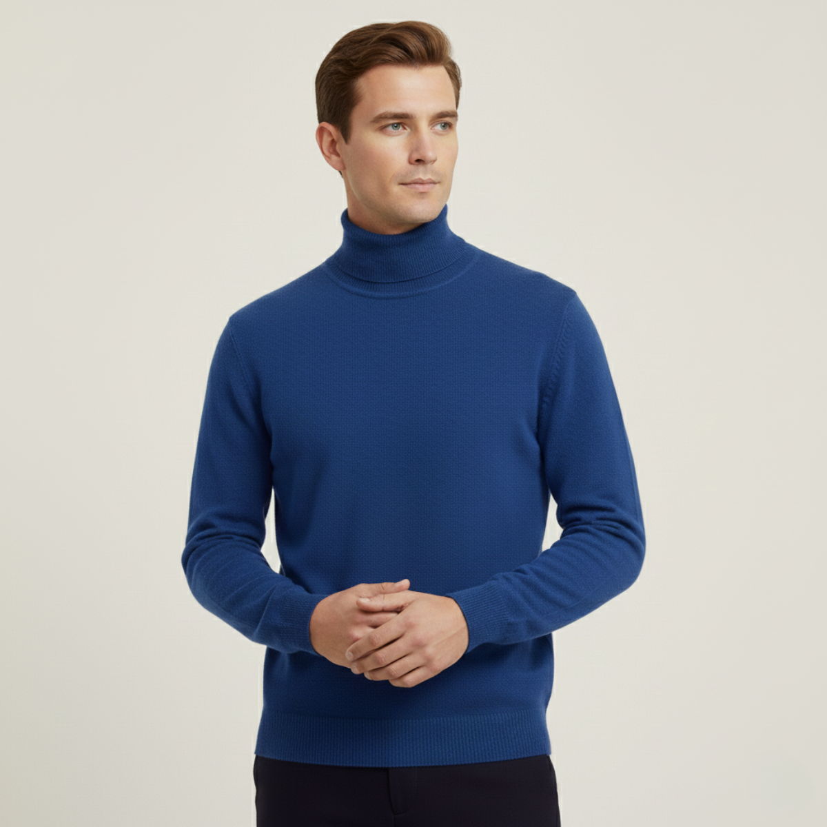 Men's Soft Wool Sweater 100% Wool