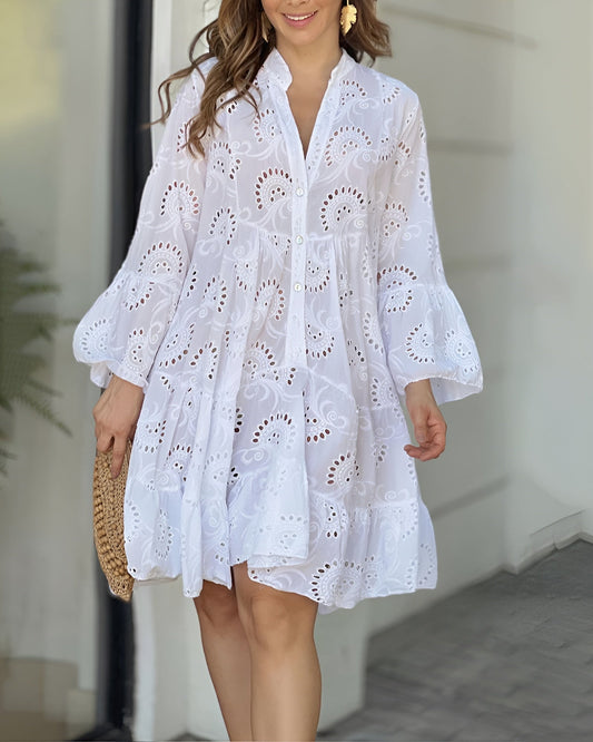 Haven | Women's Tummy Control Flowy Draped Dress Casual Summer