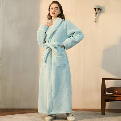 Luxe Fleece Bathrobe Soft Comfortable