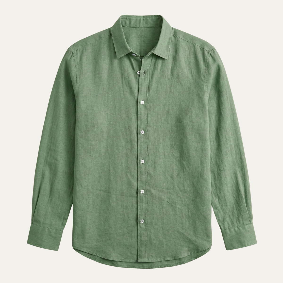 Men's Linen Button Up Shirt Casual