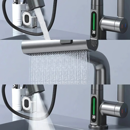 Led Kitchen Bathroom Faucet Light Flexible
