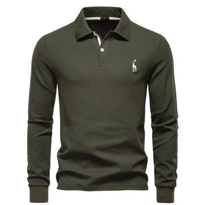 Men's Modern Cotton Long Sleeve Shirt
