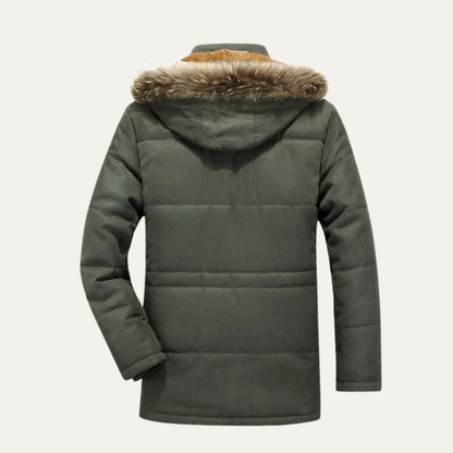 Mens Thicken Fleece Winter Jacket