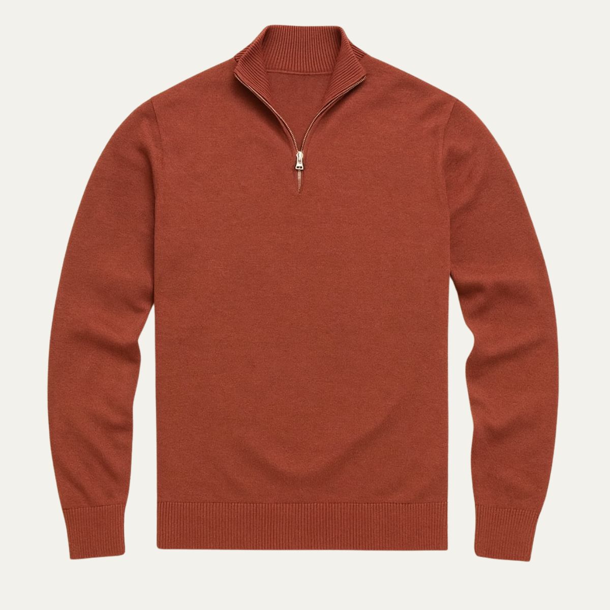 Men's Modern Quarter Zip Sweater