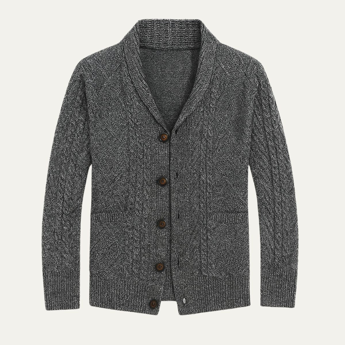 Lanchester Men's Cardigan Sweater - Vonnera