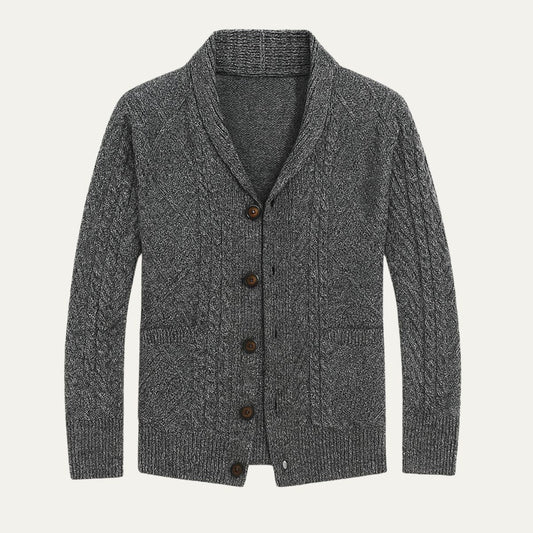 Lanchester Men's Cardigan Sweater - Vonnera