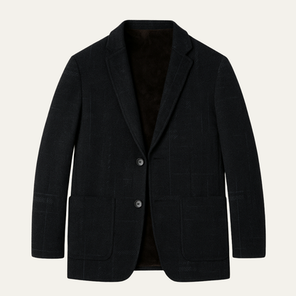 Men's Business Blazer Warm Fur Lining - Vonnera