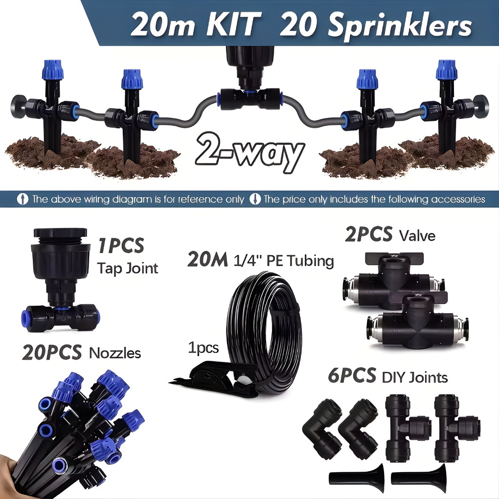 Adjustable Garden Irrigation System Flexible Sprinklers