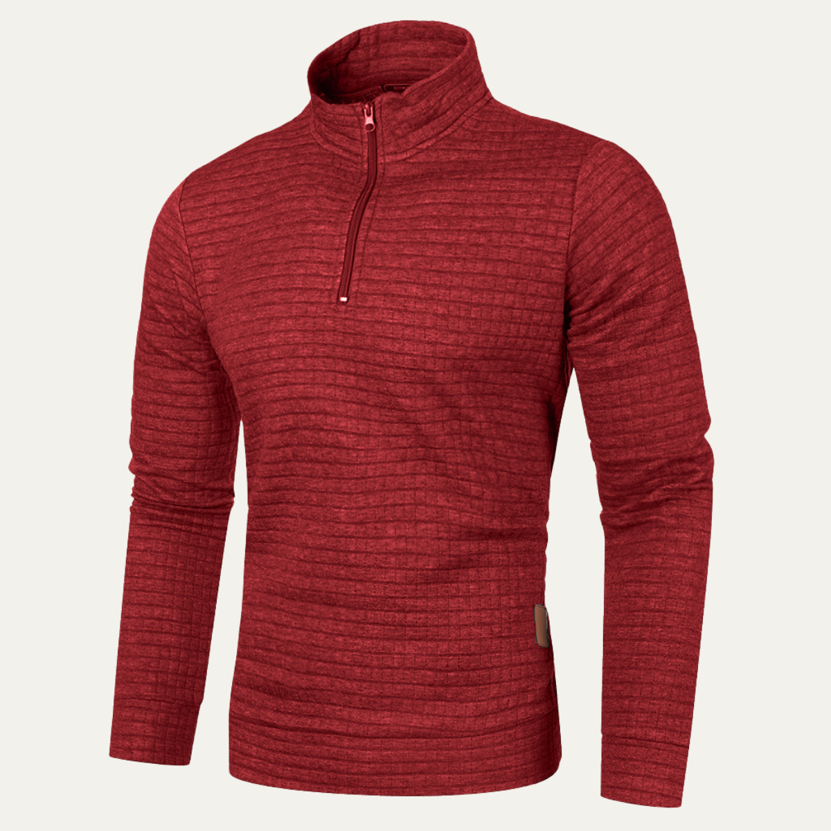 Men's Casual Quarter Zip Sweater Lightweight